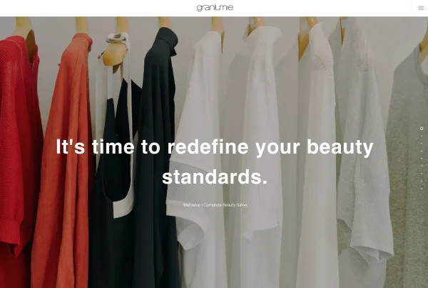 グランルミエの新しいホームページ