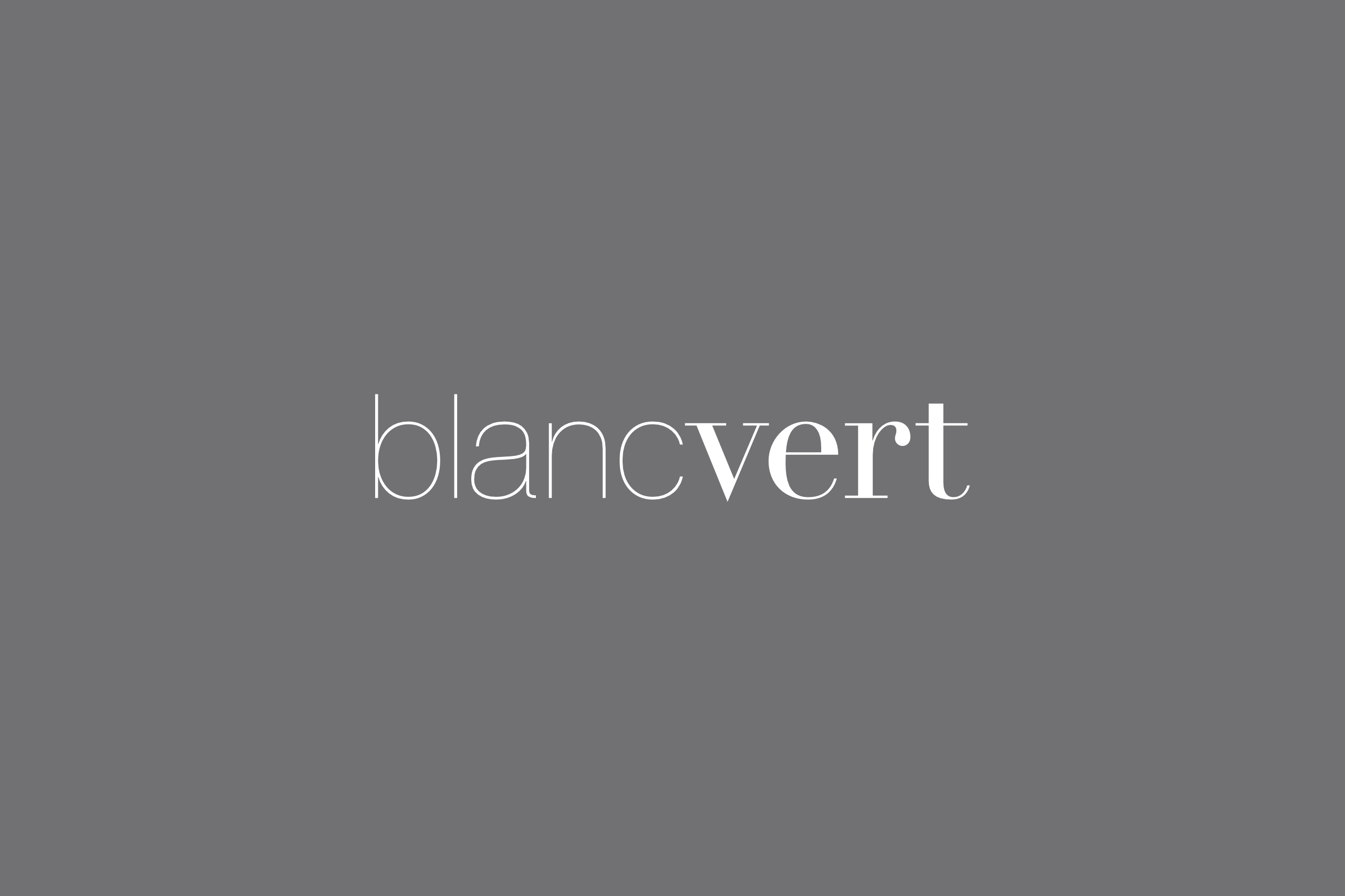 ブランベール(blancvert)ブランドロゴ - グランルミエのセレクトブランド